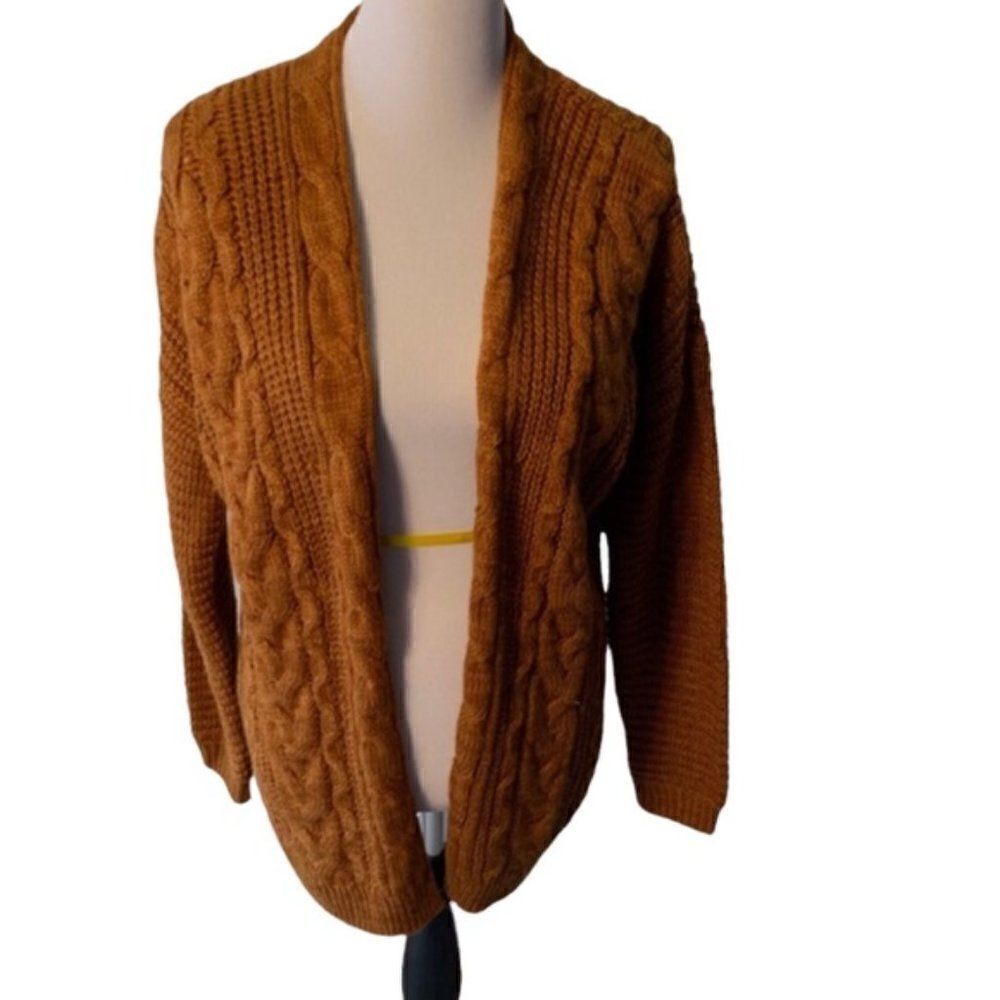 🆕 Pink Rose Rustic Caramel Cardigan size M